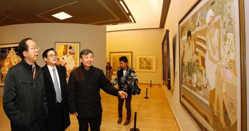 中国工笔画大展首次邀请台湾及海外华人画家参展 展览资讯 盐城网 盐城第一新闻网 盐城广播电视总台主办的视频新闻门户网站